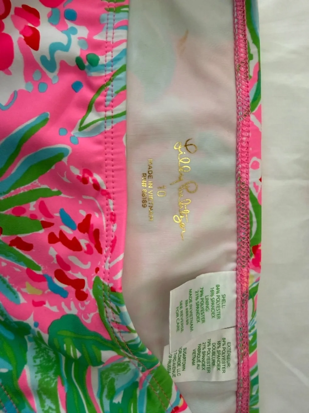 Lilly Pulitzer NWOT Devonta Bikini UPF - Multi Journey To The Jungle - Size 1